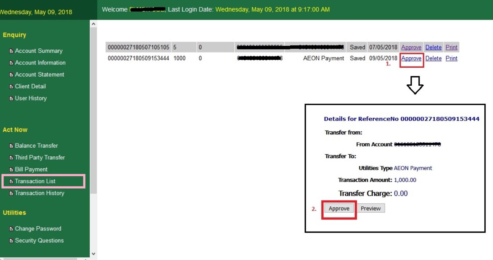 UAB Online Banking AEON Thana Sinsap Myanmar Public Company Limited 